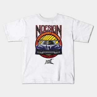 corvette c8 stingray widebody violet Kids T-Shirt